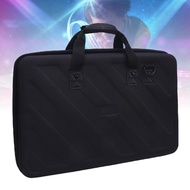 DJ Controller Storage Case for Dual Channel 57x37x9cm EVA Hard Shell Bag with Quality Cushioning Spo