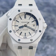 Aibi Royal Oak Offshore 15707CB White Ceramic Material Men's Watch Automatic Mechanical 42mm Audemars Piguet