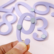 0TTO [Metal Solid Number House Number with Magnet] Household Number Plate Single Number Hotel Villa 