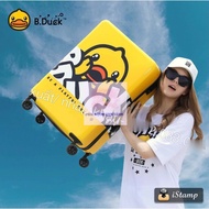 B.Duck Duck Suitcase - Cute Yellow Duck Travel Suitcase for Children Size 20, Load Capacity 10kg Lug