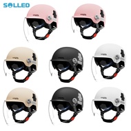 Motorcycle Open Face Helmet Sun Visor And Wind Shield Dual Lens Adjustable Quick Release Buckle Stylish Half Helmet