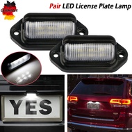 Pair LED License Plate Light Number Plate Lighting Trailer License Plate Car-