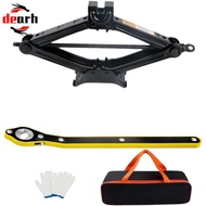 2 Ton 3 Ton Car Scissor Jack Kit with Tire Repair Tools Roadside Assistance Set