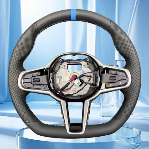 CS Steering Wheel Leather G02 G05 G06 G21 G80 G87 G22 G26 G29 F40 F44 I4 M40i M340i 330i M135i Car A