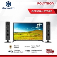 LED TV POLYTRON CINEMAXX DIGITAL 32 INCH PLD-32TV0755 - MEDAN