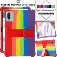for Techlife Pad Plus 2 LTE & Wifi 12 Inch 2026 Android Tablet Case Super Shockproof Soft Silicone P