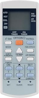 AULCMEET A75C3298 Replace Remote fit for Panasonic Portable A/C Air Conditioner A75C3182 A75C3184 A7