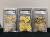 CGC 10 Gem Mint Pikachu ex, Pikachu ex, Pikachu ex card