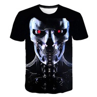 Terminator Tshirt Science Fiction Movie Printed Streetwear T800 Dark Fate T Tees Male