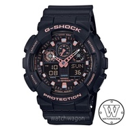 Casio G-Shock Resin Band Gents Sports Watch GA-100GBX-1A4  ga-100  ga100