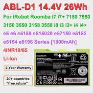 14.4V 1800mAh ABL-D1 Battery For iRobot Roomba i7 i7+ i8 e5 e6 7150 5150 e5150 e5152 e5154 e5158 i3 