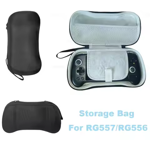 Protective Carrying Case Bag For Anbernic RG557/RG556 Handheld Gaming Console Shockproof Large Stora