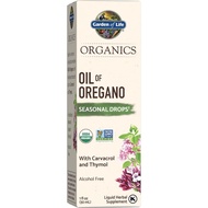 Garden of Life Organics Oil of Oregano Seasonal Drops 1fl oz (30 mL) Liquid, Concentrated Plant Base