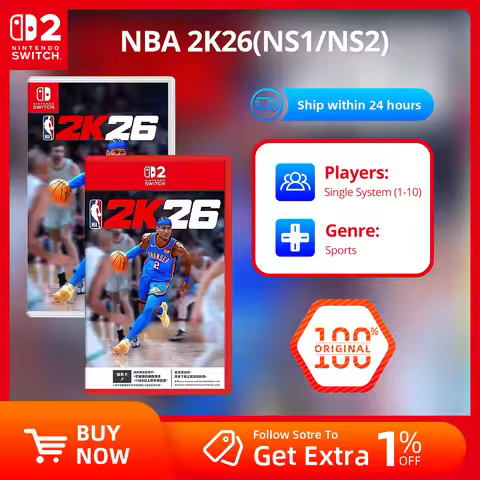 Nintendo Switch Game Deals - NBA 2K26 - for NS1/NS2 Games Cartridge Physical Card Support TV Tableto