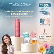 Exfoliate & Skin Barrier Repair Bundle - Micro Peeling Serum, Moisturizer Gel - Exfoliate, Deep Repa
