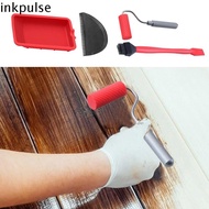 INKPULSE​ Painting Decorating Kit, Easy to Clean Mini Size Silicone Paint Roller, 48Mm Roller Alumin
