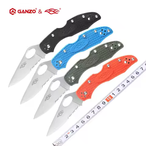 Hot selling Ganzo FBknife F759MS 440C Blade Folding Knife Outdoor Survival Camping Tool EDC Pocket K