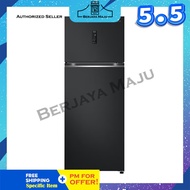 LG 493L 2 Door Inverter Refrigerator GN-B452PQBK (Essence Matte Black)