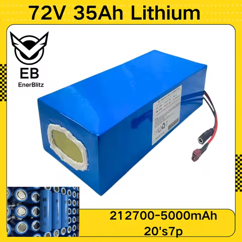 20S7P 21700 Cells li ion battery pack 72v 35Ah BMS for 3000w 5000w e-bike motor Vehicle tricycle sco