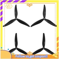 【W】4PCS 8040 8X4X3 3 Blade 8inch Propeller CW CCW Cinelifter Macro Quad Props for LR8 RC FPV X-Class