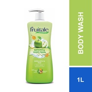 Fruitale Fairwhite UV Shower Cream - Refreshing Green Apple (1L)