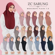 Tudung sarung Moscrepe Zain collection