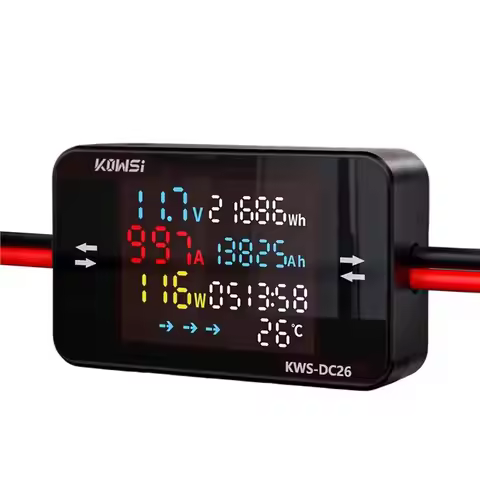 BHTS-KOWSI Panel Meter Digital Voltmeter Ammeter 20A-50A For Electrician Power Testing B
