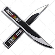 2 x Ralliart Logo Car Side Door Stickers Front Fender Badge Emblem for Mitsubishi Outlander Lancer E