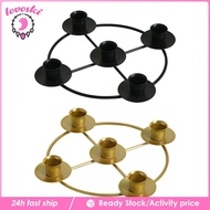 [Lovoski] Advent Wreath  for Tapper Candles Decorative Dinner Candle Cup Iron Candlestick Advent Can