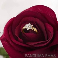 Cincin 916 Batu Swarovski/22k Ring Swarovski Stone/Cincin/Ring