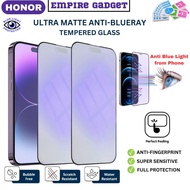 Ultra Matte Blueray Tempered Glass HONOR X9D400SmartX7D400400Lite200LiteX7CX8B Screen Protector Anti