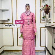 Baju Kurung Songket Tenun Songket Asli Baju Kurung Moden Baju Raya Viral 2024