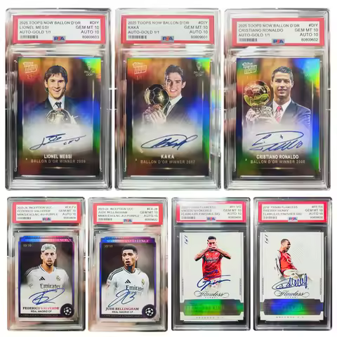 PANINI homemade DIY THIERRY HENRY BELLINGHAM CRISTIANO RONALDO MESSI KAKA VALVERDE Autographed Rated