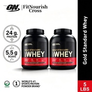 ON Gold Standard 100% Whey 5lbs  Whey Protein Powder, Muscle Building