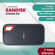 Sandisk Extreme E61 Portable SSD V2 500GB USB3.2 Type C 1050mbps