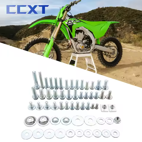 Motorcycles Fairing Fender Screw Bolt Kit Fastener Set For Kawasaki KX KLX KXF 125 250 300 350 400 4