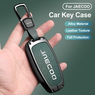 Zinc Alloy Leather Car Key cover Shell For Chery Jaecoo J6 J7 J8 Phev 2023 2024 2025 8Pro