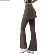 SELUAR SKIRT SUKAN BELAH MUMAH (Pocket Design) SWIMMING/Netball/Hiking/Fitness/Zumba (New Size Chart