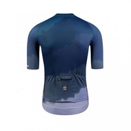 Monton Mens Cycling Jersey Short Sleeve Cycling Jersey Nightsky Blue Short Sleeve