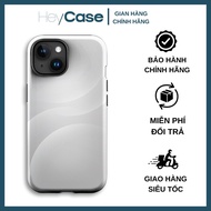 Minimalist and luxurious white wavy phone case TPU plastic cover for iPhone