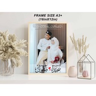 (A3+ SIZE)Frame Nama Khat / Surprise Gift / Kaligrafi Khat, Hadiah Perkahwinan, Birthday, Cenderahat