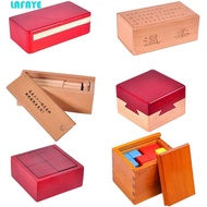 LAFAYE IQ Puzzle Mind Brain Teaser, Luban Lock Brain Teaser Wooden Brain Teaser Puzzle, Interactive 