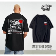 Eleven Well Animal Distro T-Shirt Short Sleeve Adult Cotton Combed 24s Material Unisex Streetwear T-