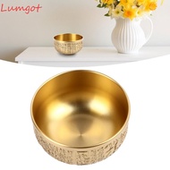 MERY Feng Shui Brass Bowl, Hundred Blessings Brass Chinese Fortune Bowl, Decorative Bowls 10cm Coppe