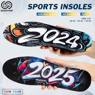 Sofei Insole Olahraga Lembut Nyaman Lari Sepatu Olahraga Bola Basket Bantalan Udara Ol Dalam Pria