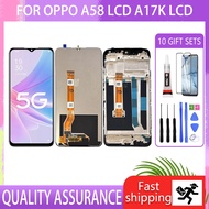 Original For OPPO A17 CPH2477 PPO A17K CPH2471 LCD Display Screen With Frame Display Touch Screen