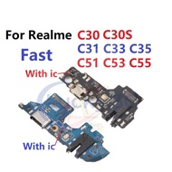 Charging board port for Realme C30 C30S C33 C35 C55 C31 C51 C53 Fast charger