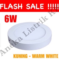LED Downlight PANEL OUTBOW ROUND YELLOW 6W DOWN LIGHT OB 3000K 6 Watt
