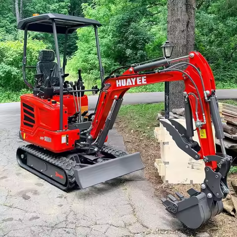 Mini Excavator 1 Ton 1.2 Ton 1.6 Ton 2 Ton Multi-Functional Hydraulic Crawler for Gardening Customiz
