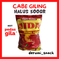 500gram Bumbu Tabur Serbuk Bubuk Cabe Giling Pedas Aida cabe bubuk hot jeletot cabe giling extra pedas cabe bubuk bandung bumbu tabur cabe merah giling kiloan murah